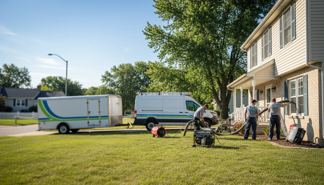 Flooded Basement Restoration And Cleanup With Repair in Ladysmith, WI near me